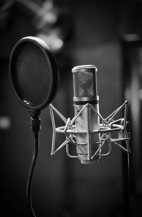 profesjonalny mikrofon w studiu nagrań Drzazga Studio w Paniówkach